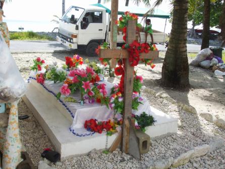 Tagisia's grave, Funafuti